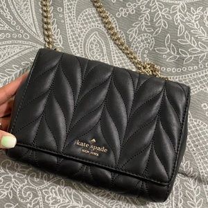 Kate Spade Black Quilted Purse/Handbag